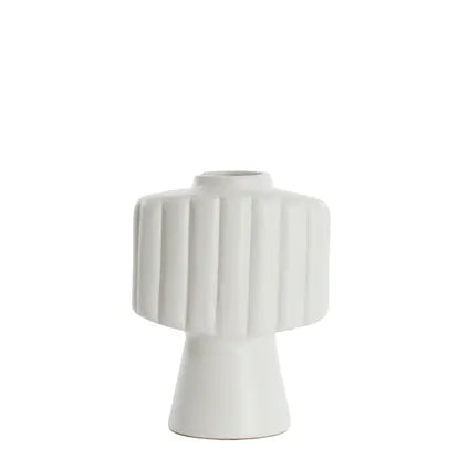 Light & Living - Vaas GANDARA - 29.5x18x38.5cm - Wit