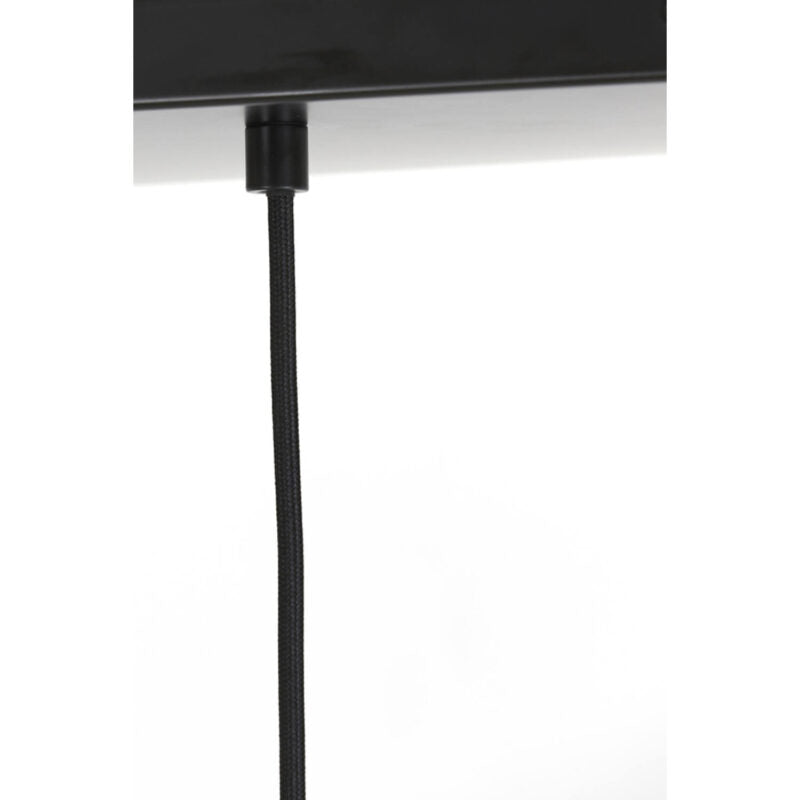 Retro zwarte hanglamp vier bollen Light & Living