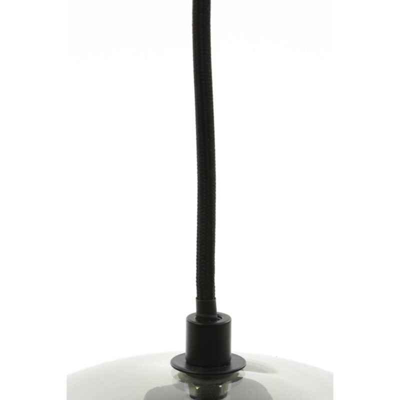Retro zwarte hanglamp vier bollen Light & Living